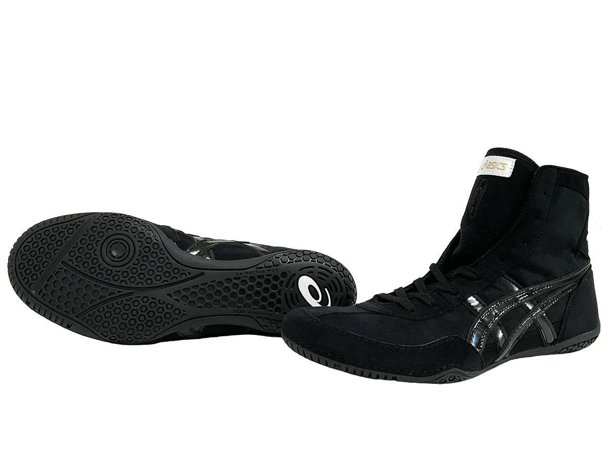 ASICS Wrestling Boxing Shoes 1083A001 EX-EO TWR900 Black Black